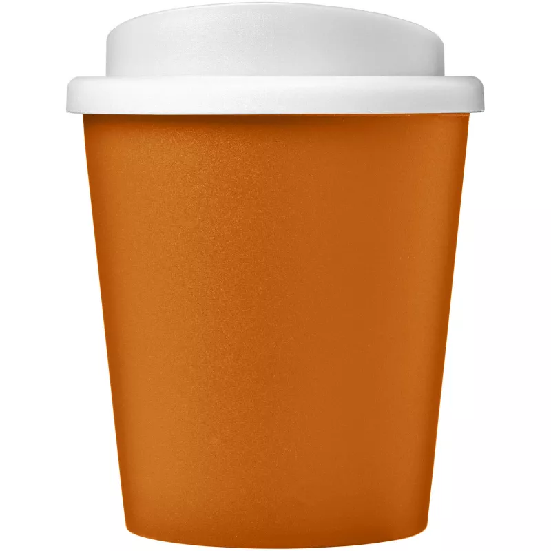 Kubek termiczny z plastiku 250 ml dowolny mix kolorów - Biały-Pomarańczowy (21009223)