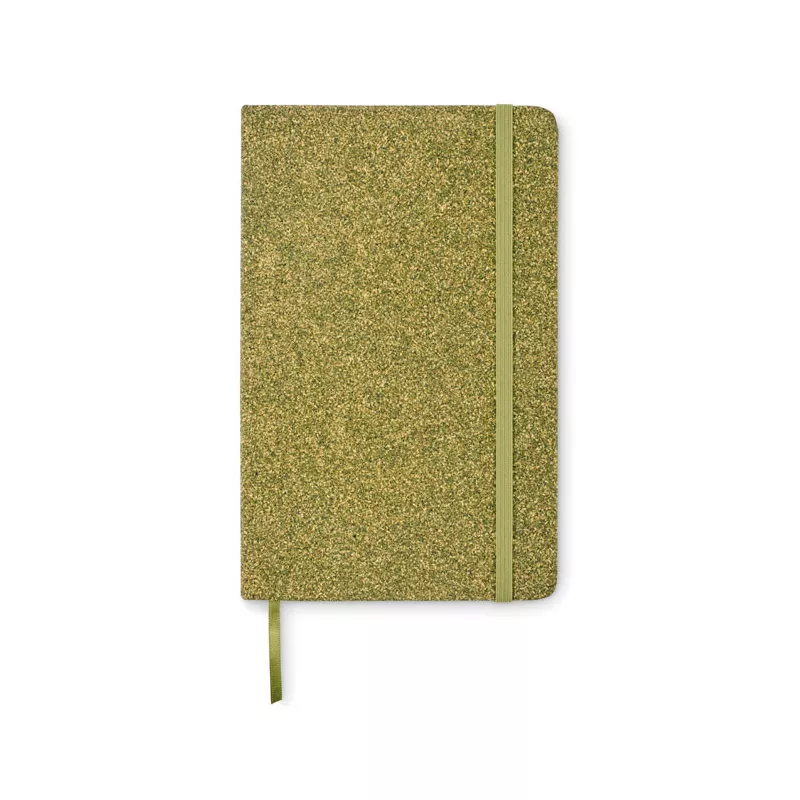 Notes A5 w korkowej okładce 80 kartek w linię CHIPPEWA - Zielony (MO2603-09)