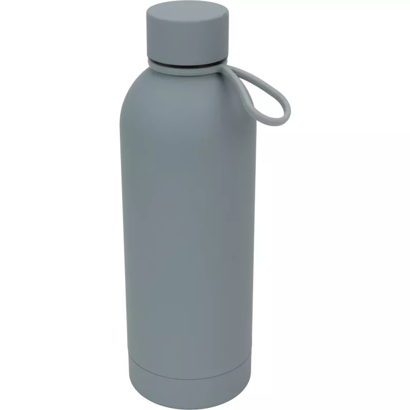Butelka stalowa soft touch OSTRAVA 800 ml - szary (496807)