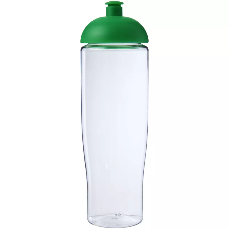 Bidon H2O Tempo® o pojemności 700 ml z wypukłym wieczkiem - Przezroczysty-Zielony (21004206)