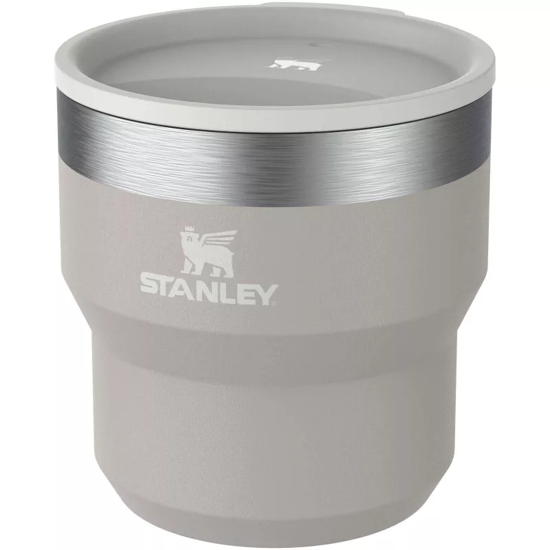 Termoizolowany kubek kempingowy Stanley Stay Hot 295 ml ze stali nierdzewnej, umożliwiający wkładanie kubków jeden w drugi - Szary (10097382)