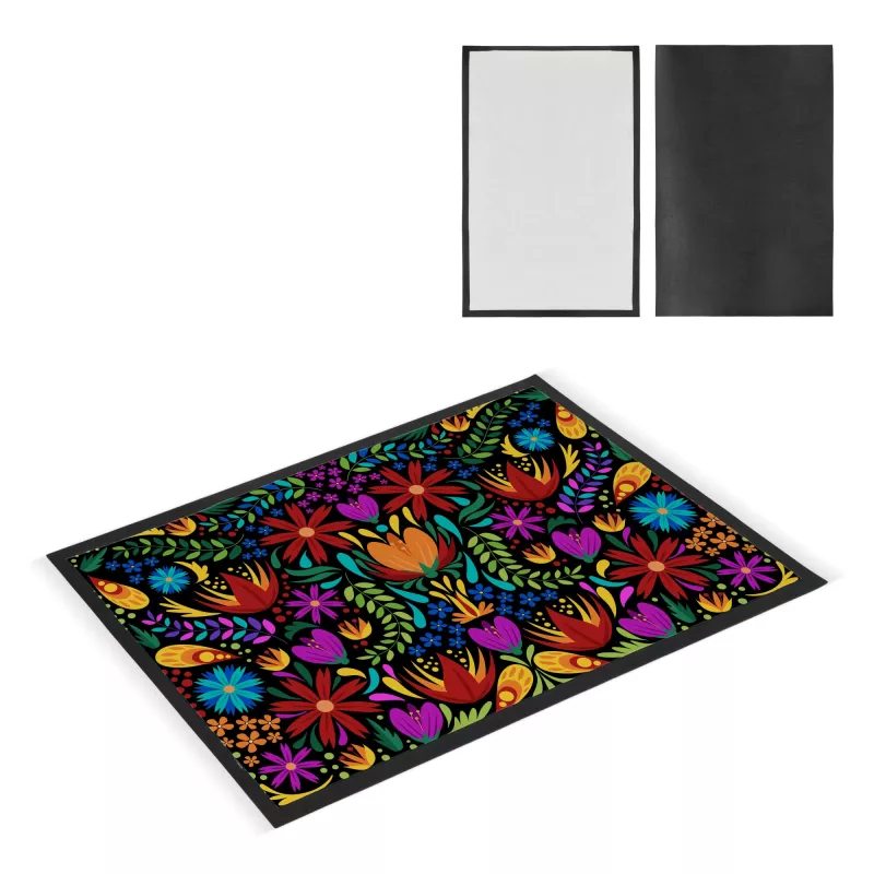 Wycieraczka z dowolnym nadrukiem full color, z logo firmy 50x75 cm - czarny (LT97200-N0002)