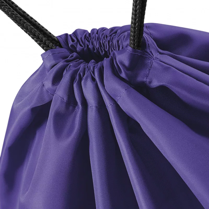 Reklamowy plecak na sznurkach  poliestrowy BagBase BG10, 34 x 45 cm - Purple (BG10-PURPLE)
