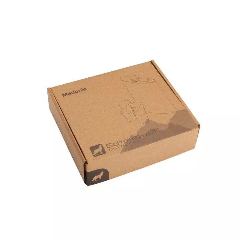 Piersiówka 236 ml MADONIE Schwarzwolf - czarny (F5000200AJ303)