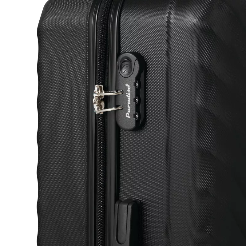 Zestaw walizek - czarny (56-2220000)