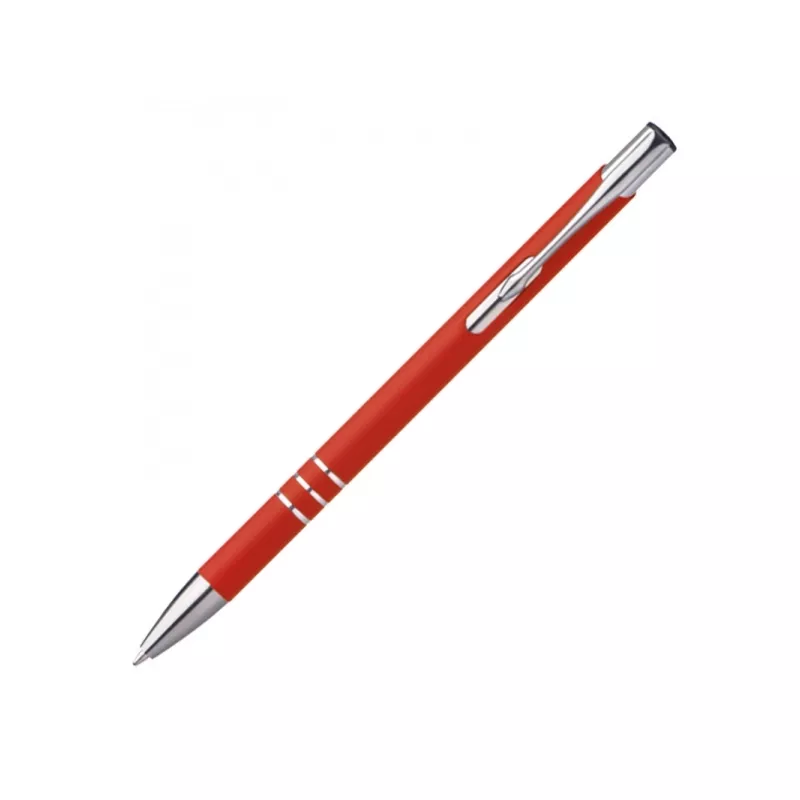 Długopis metalowy soft touch NEW JERSEY - czerwony (055505)