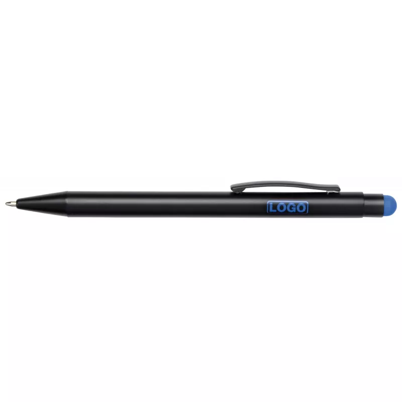 Długopis aluminiowy BLACK BEAUTY - niebieski (56-1101758)