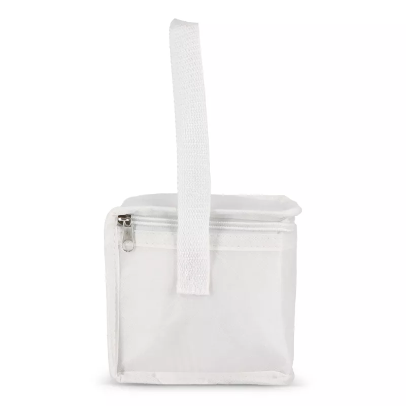 R-PET 6 Torba chłodząca na puszki z włókniny 20 x 13 x 12,5 cm 75g/m² - biały (LT95390-N0001)