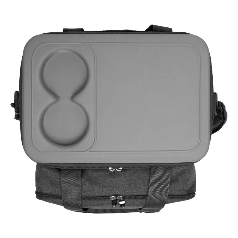 Torba piknikowa dla 4 osób - czarny, szary (56-0604081)