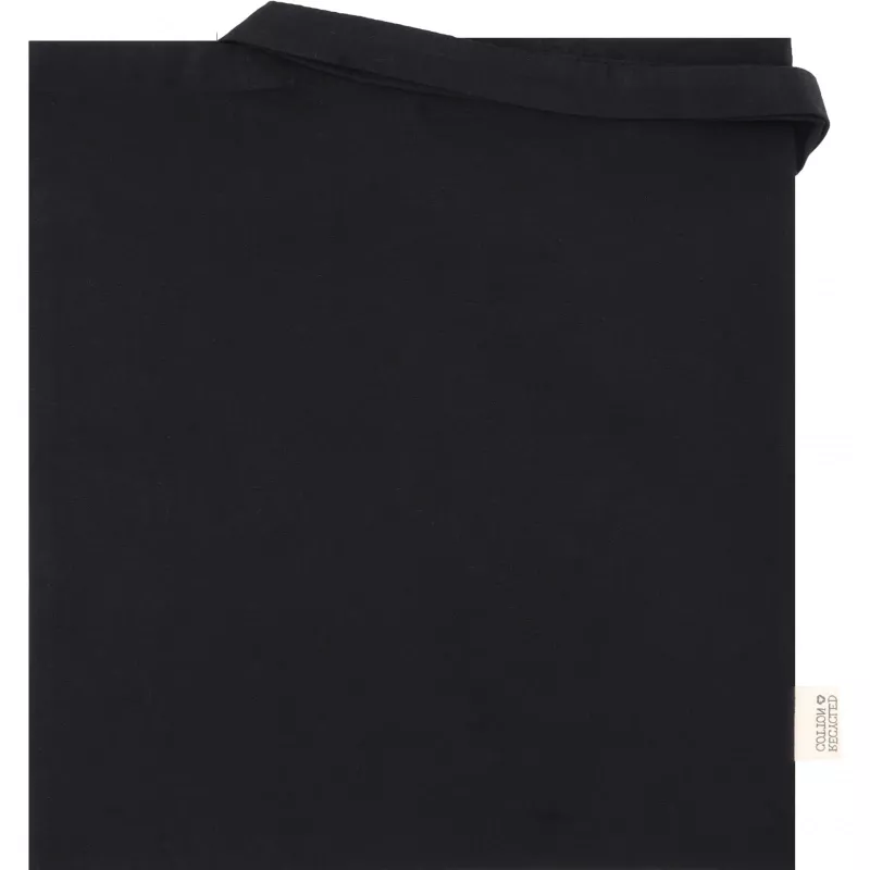 Torba bawełniana z długimi uszami 180g/m2 z materiałów z recyklingu GLEN - czarny (6469803)