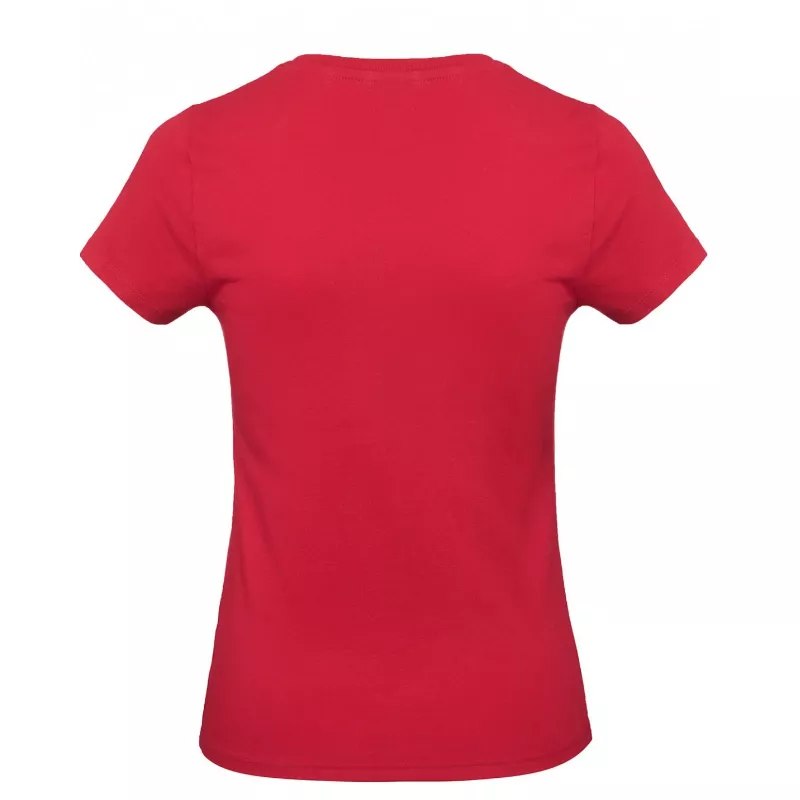 Damska koszulka reklamowa 185 g/m² B&C #E190 / WOMEN - Red (004) (TW04T/E190-RED)