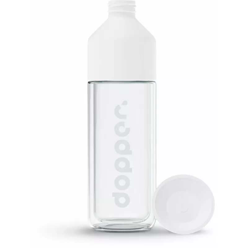 Butelka szklana - Dopper Glass 450ml - Biały (DO2387)