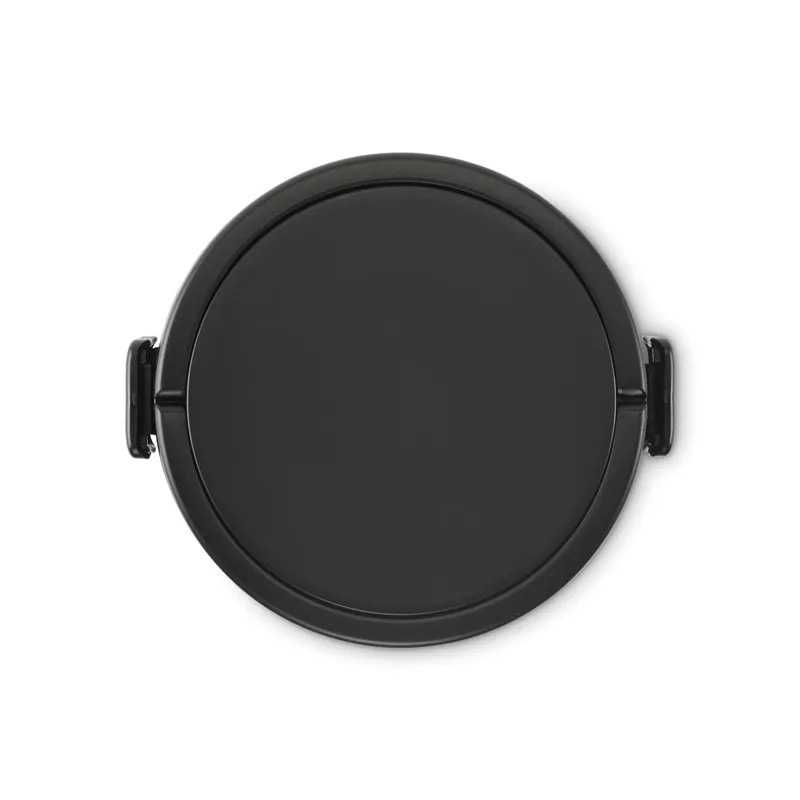 Lunchbox okrągły dwupoziomowy z PP 950 ml ENSALA - Czarny (MO2902-03)