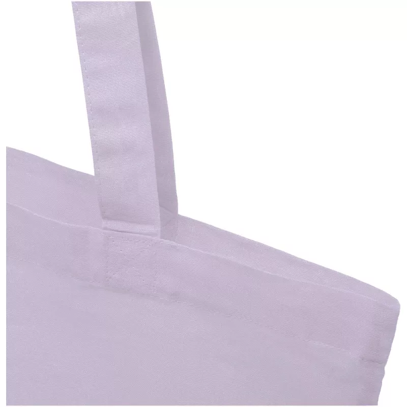 Madras torba na zakupy z bawełny z recyklingu 140 g/m² 38x42c  - Liljowy (12069535)