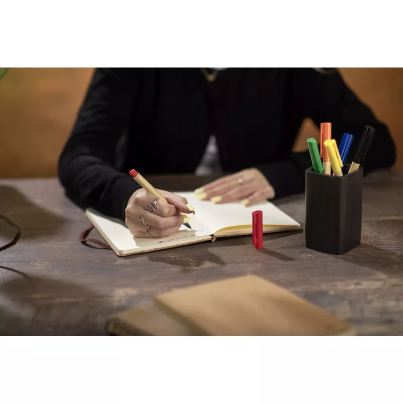 Długopis bambusowy TUFI - żółty (19202-12)