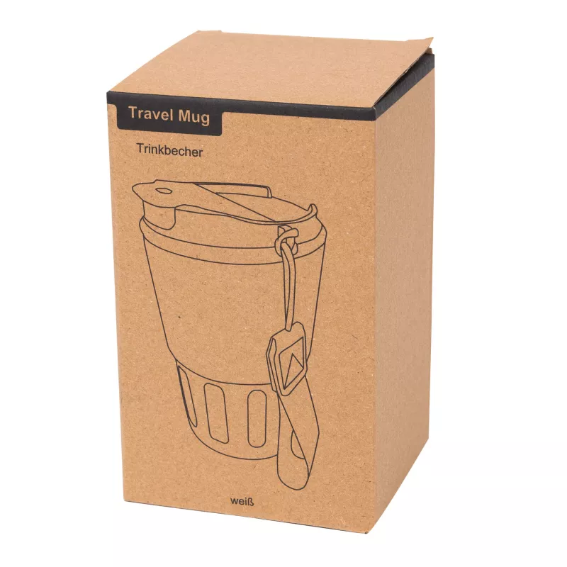 Kubek termiczny TRAVEL MUG - biały (56-0304558)