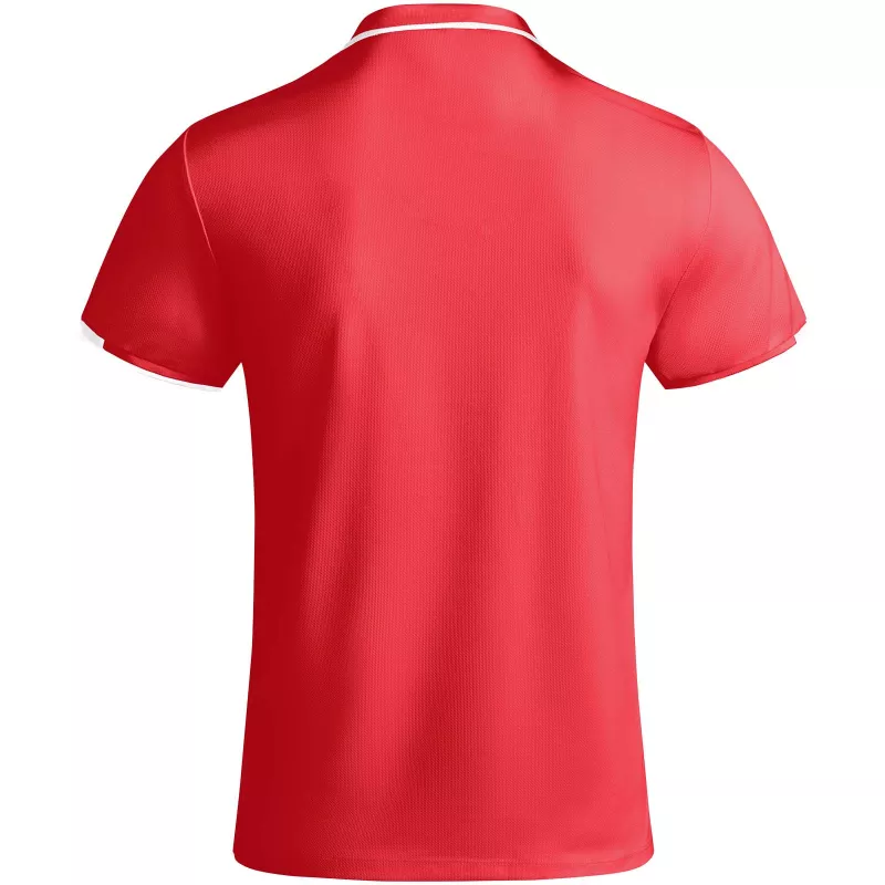 Tamil sportowa koszulka męska polo z krótkim rękawem - Biały-Czerwony (R0402-RED-WHITE)