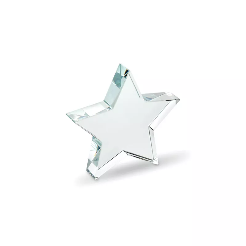 Statuetka szklana gwiazda STARWARD - Przezroczysty (MO2660-22)