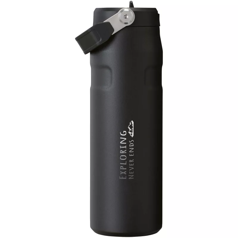 Butelka na wodę Stanley IceFlow™ 2.0 o pojemności 700 ml ze słomką - Czarny (10088590)