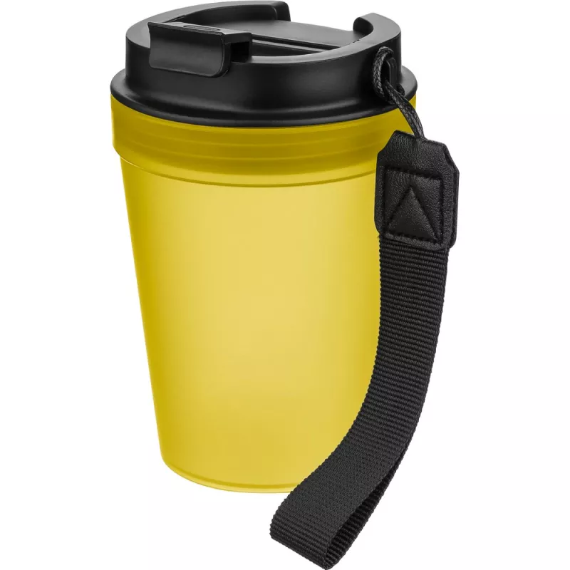 Kubek podróżny 350 ml - żółty (VB287-08)