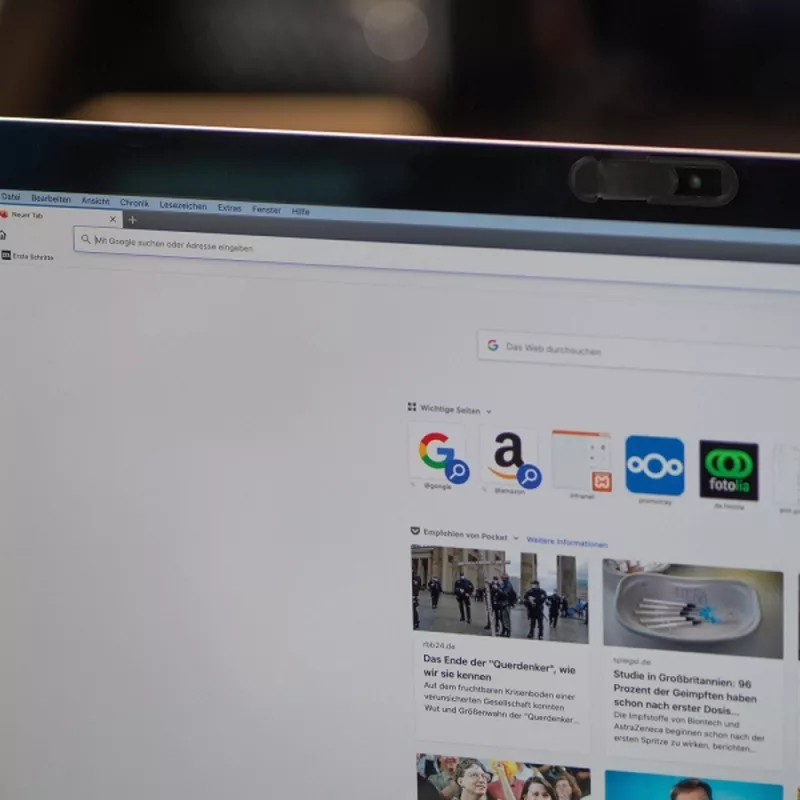 Zaślepka na kamerę w laptopie VIVIAN - czarny (2253303)