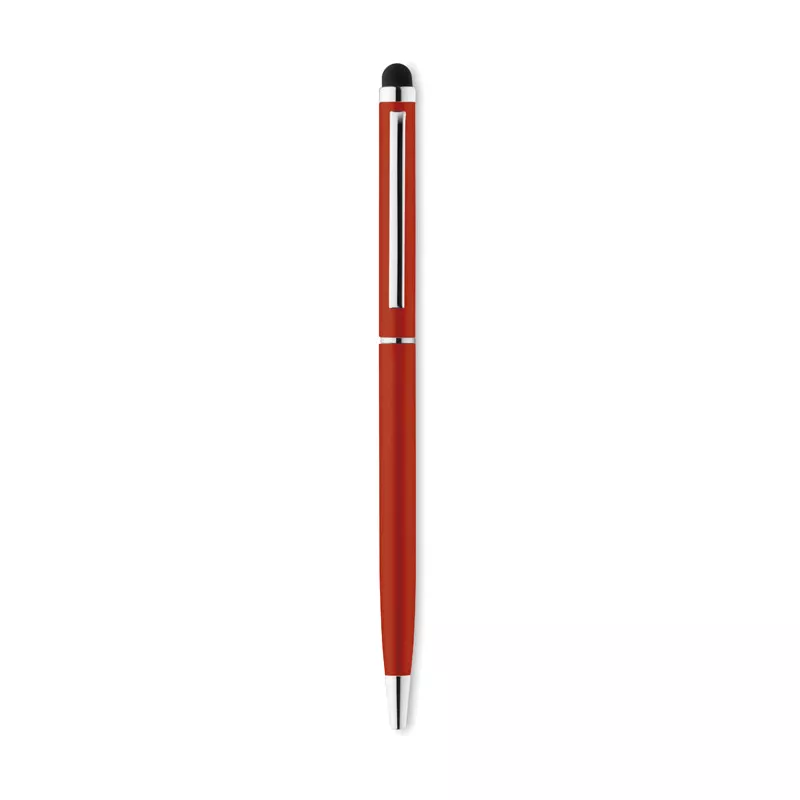 Długopis aluminiowy z rysikiem NEILO TOUCH - Czerwony (MO8209-05)