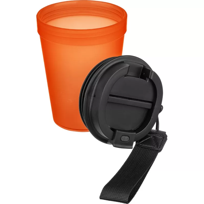 Kubek podróżny 350 ml - pomarańczowy (VB287-07)