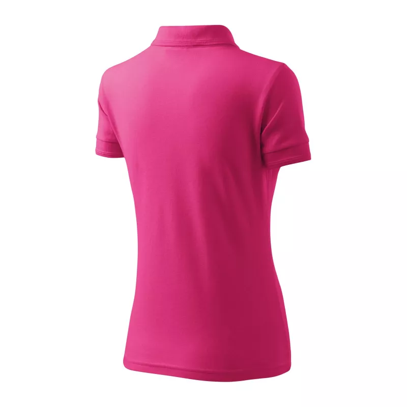 Damska koszulka polo 200 g/m² PIQUE  POLO 210 - Czerwień purpurowa (ADLER210-CZERWIEń PURPUROWA)