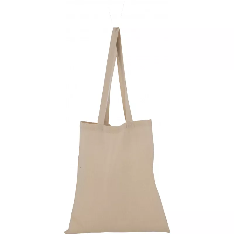 Torba bawełniana z recyklingu z długimi uszami 140 g/m2 LAMBERTO - biały (6235806)