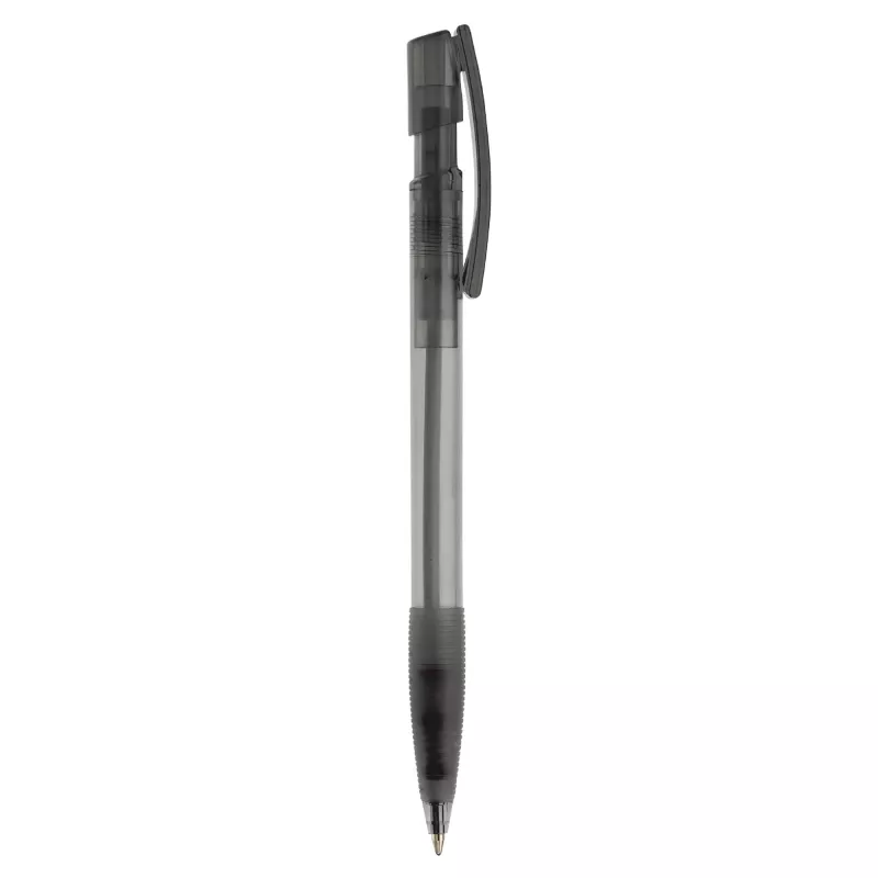 Transparentny długopis Nash - czarny transparentny (LT80802-N0402)