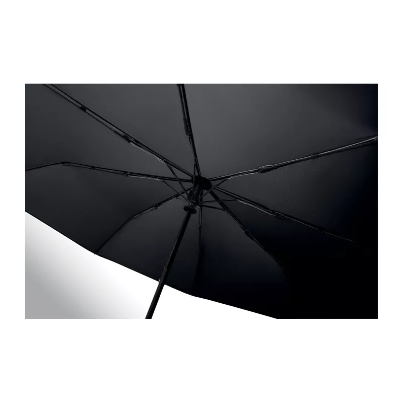 Parasol składany wiatroodporny 21" z RPET UMKRAB - Czarny (MO2692-03)