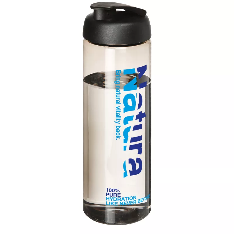 Bidon H2O Vibe o pojemności 850 ml z otwieranym wieczkiem - Charcoal-Czarny (21009411)