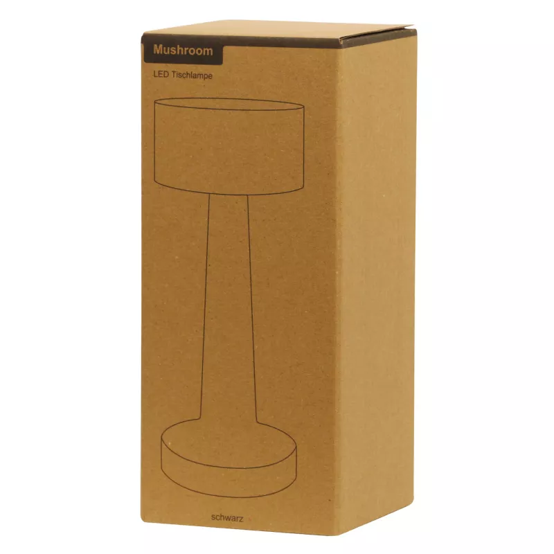 Lampa stołowa MUSHROOM ze stali nierdzewnej - czarny (56-0903072)