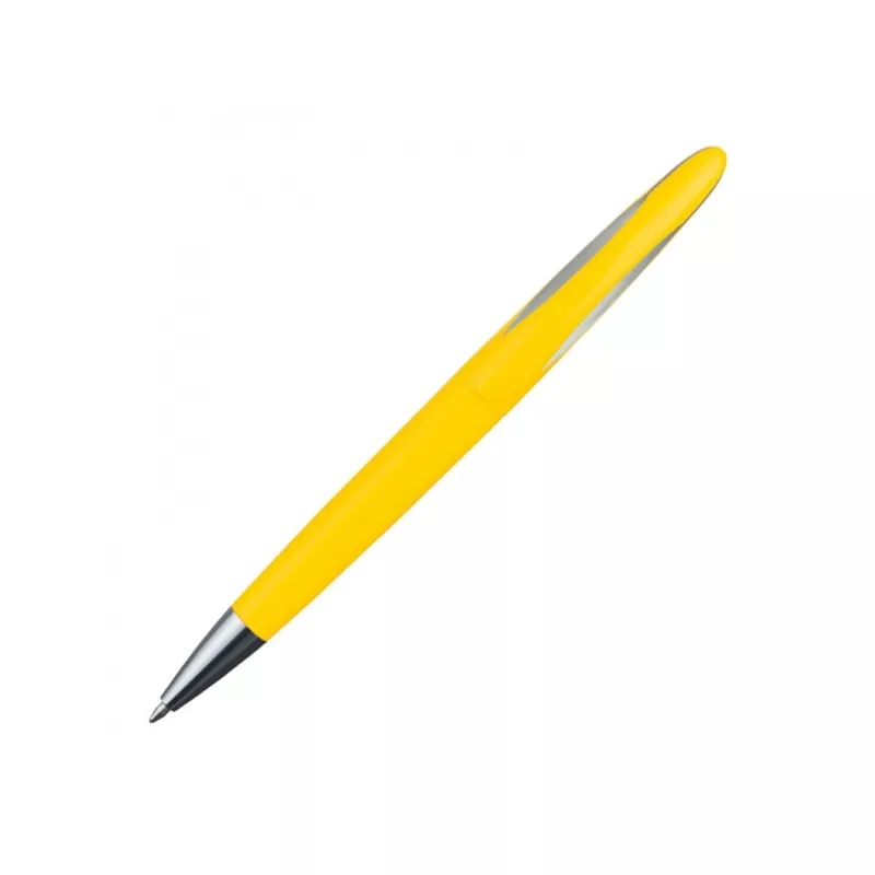 Długopis plastikowy z obrotowym mechanizmem FAIRFIELD - żółty (353908)