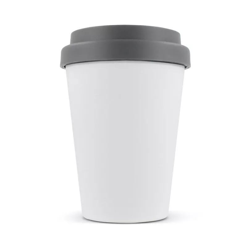 Filiżanka do kawy RPP z białym korpusem 250ml - biało / szary (LT98867-N0161)