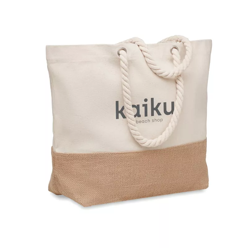 Torba plażowa z płótna 280 g/m² PANTAI - Bezowy (MO6720-13)