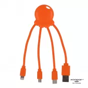 pomarańczowy - 2087 | Xoopar Octopus Charging cable