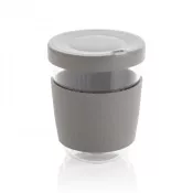 szary - Szklany kubek podróżny Ukiyo 360 ml