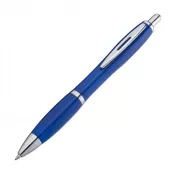 niebieski - Plastikowy długopis reklamowy WLADIWOSTOCK (jednolity kolor)