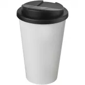 Biały-Czarny - Americano® 350 ml tumbler with spill-proof lid