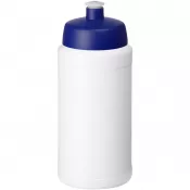 Biały-Niebieski - Baseline 500 ml butelka sportowa z recyklingu