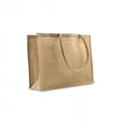 neutralny - Torba z juty na zakupy | Lucas 46x34x 4cm