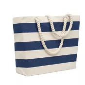 Torba plażowa bawełniana 220 g/m² HEAVEN STRIPE Niebieski