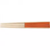 pomarańczowy - Wachlarz z bambusa