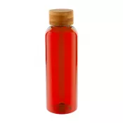 czerwony - Butelka sportowa z tworzywa sztucznego RPET wolnego od BPA 500 ml Pemboo