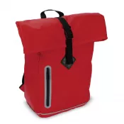 czerwony - Bezpieczny plecak