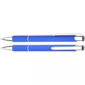 niebieski - Długopis reklamowy ZOE