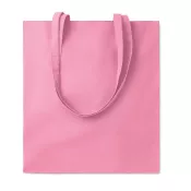 Torba bawełniana 38x42 cm 140 g/m² COTTONEL COLOUR + Dziecięcy Róż
