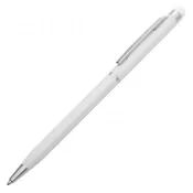biały - Długopis aluminiowy Touch Tip
