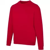 Czerwony - Jasper organiczna bluza unisex z recyklingu o gramaturze 280 g/m² z okrągłym dekoltem i certyfikatem OCS
